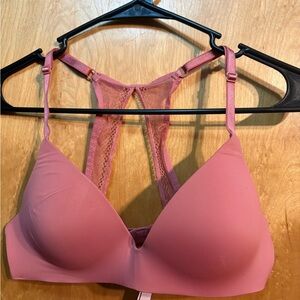 Victoria's Secret Pink Lace Racerback Bra